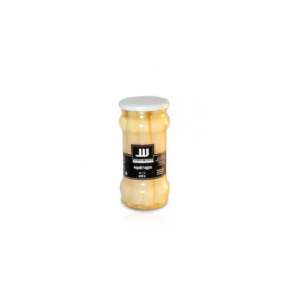 Espárragos en Tarro Jjj 9/12 580gr Cristal