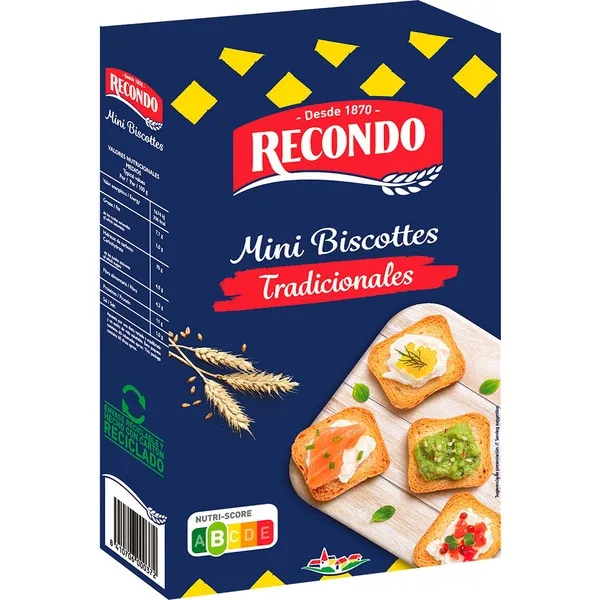 Minibiscottes Paquete Minigrill 120 g