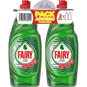 Fairy Vajillas Duplo Pack 2x650 ml x2 U