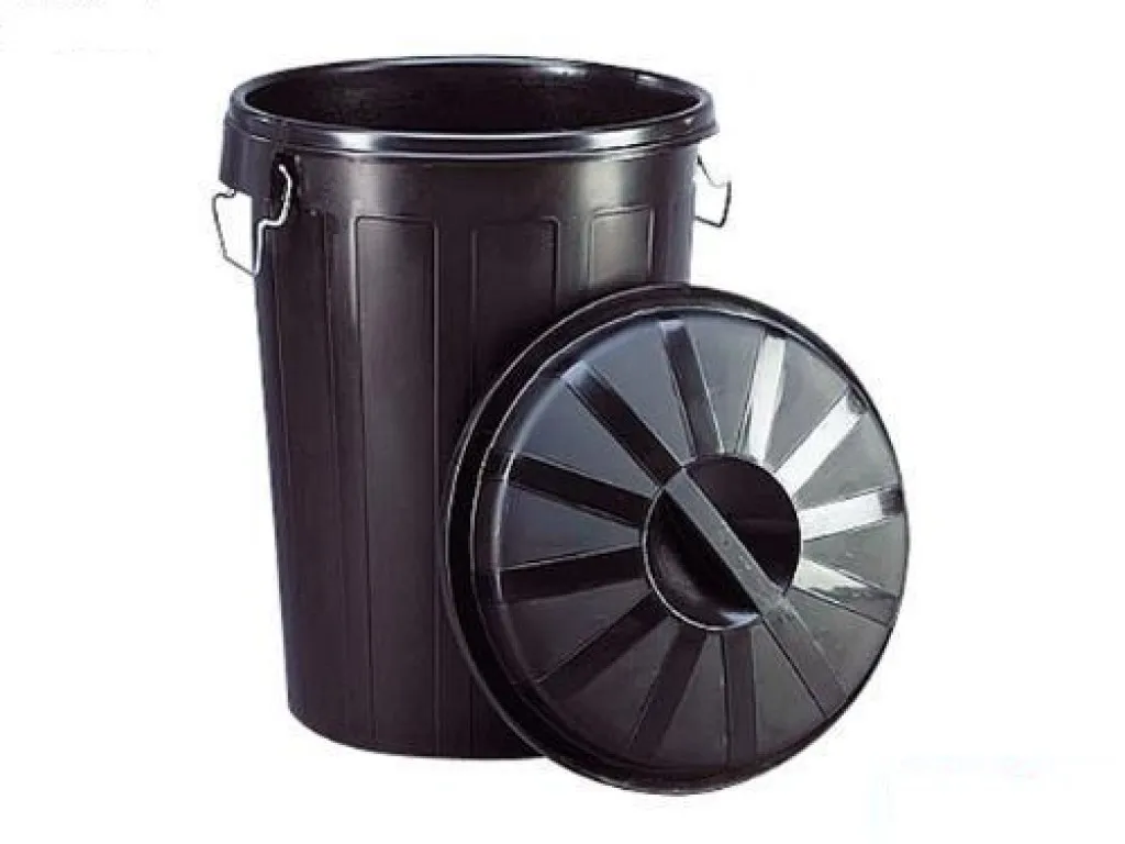 Cubo Comunidad 100 Litros Tapa Negra