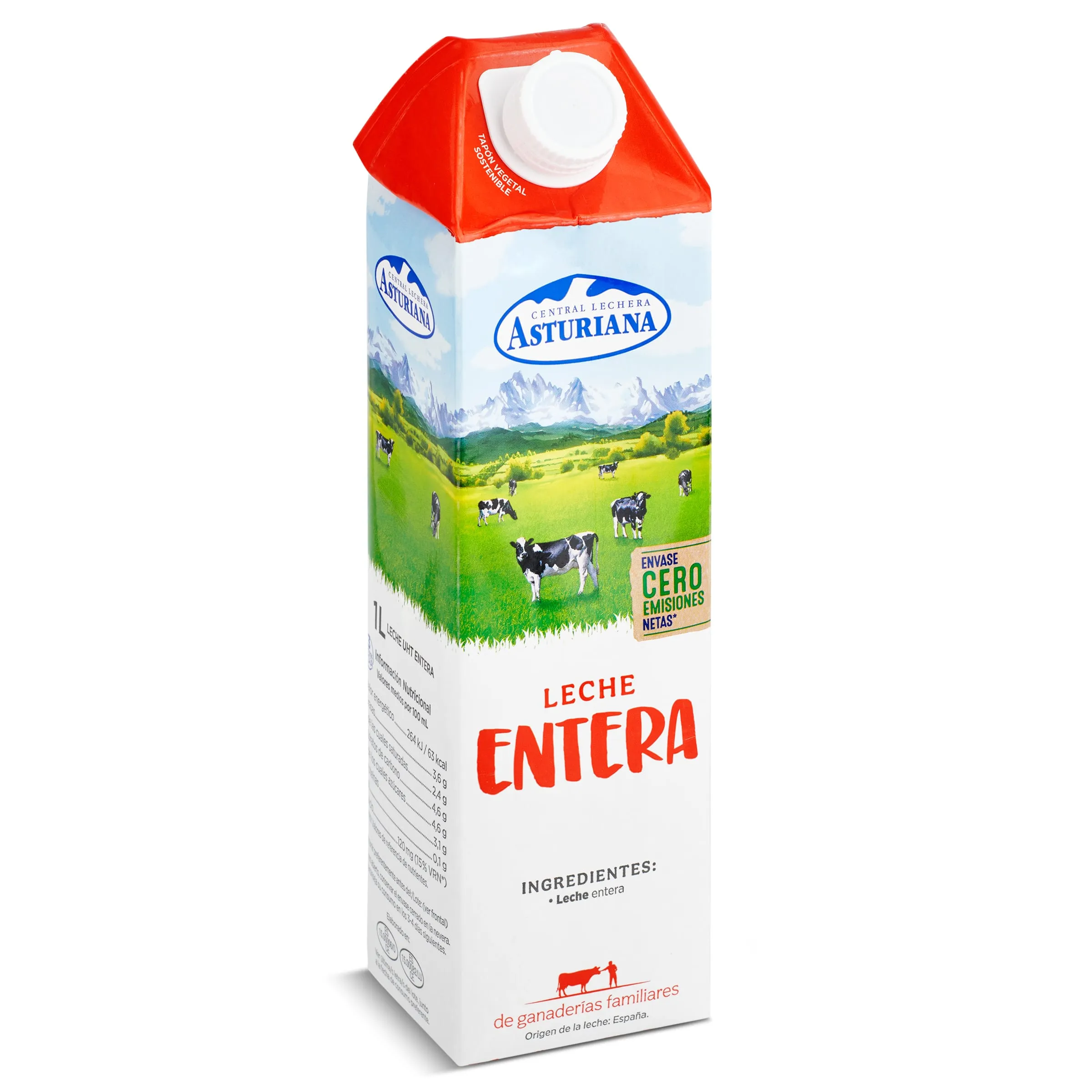 Asturiana Mg Entera en Brik 1 l