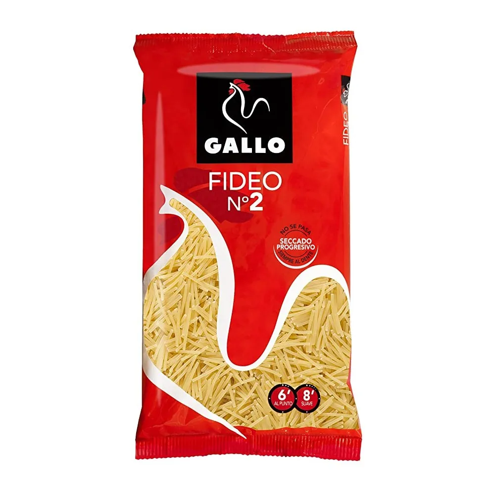 Fideos Gallo N 2 en pack 1/2 kg