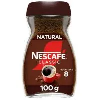 Nescafé Natural 100 Grs en Tarro Cristal