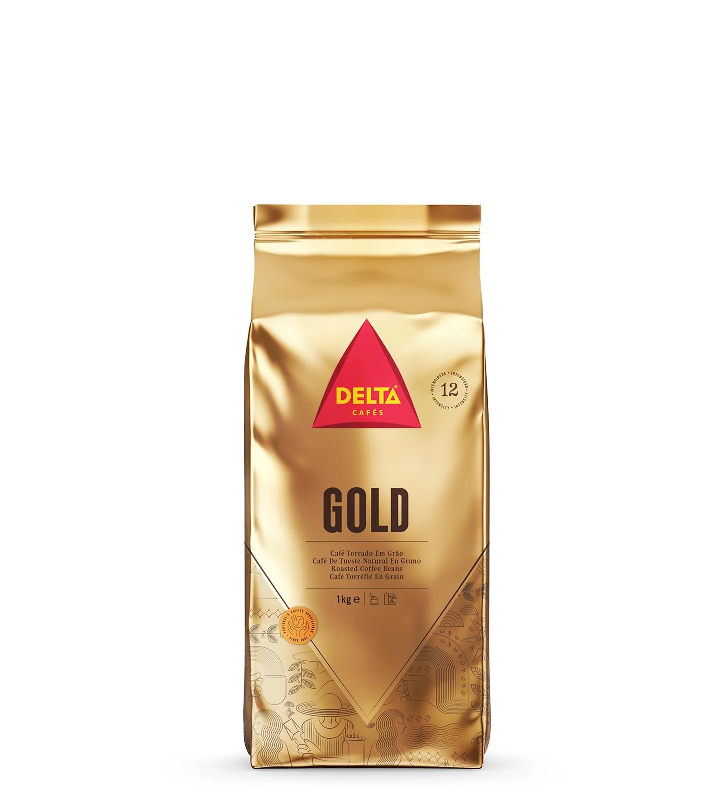 Delta Gold Natural Café Grano 1 kg