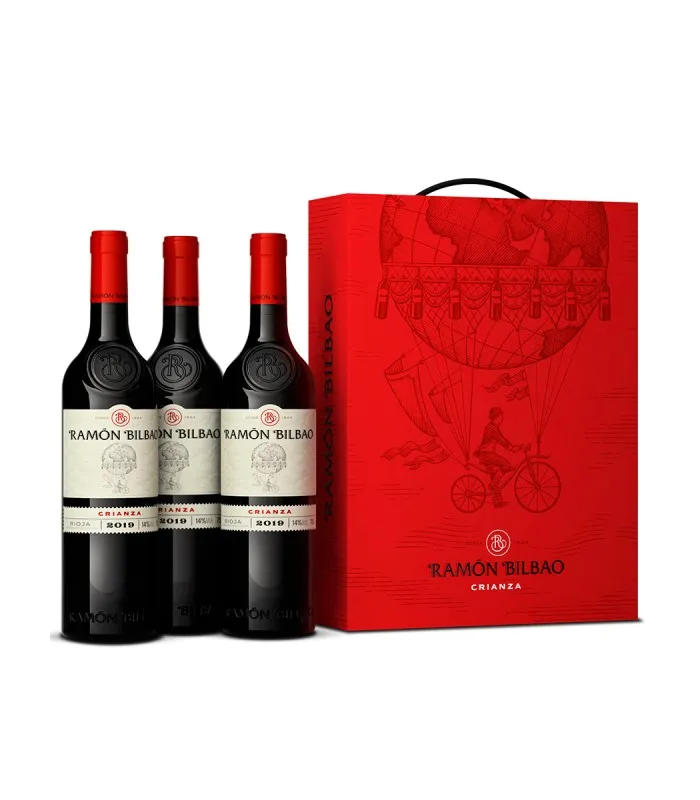 R. Bilbao Crianza Estuche 3 Botellas 3/4