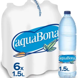 Aquabona Agua para perros 1,5 L pack 6