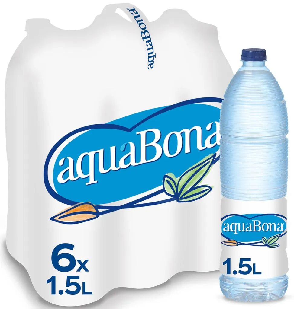 Aquabona Agua para perros 1,5 L pack 6