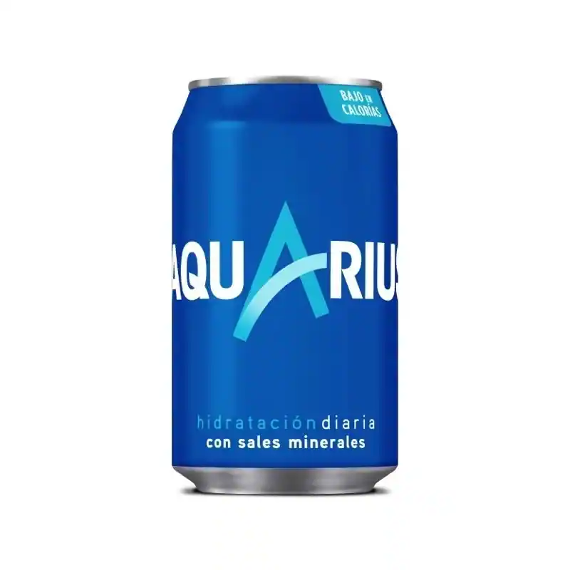 Aquarius Limón Lata 330 en Botes pack de 24