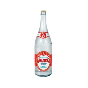 Agua Solares 1 Litro en Cristal (Pack de 12 Envases Perdidos)