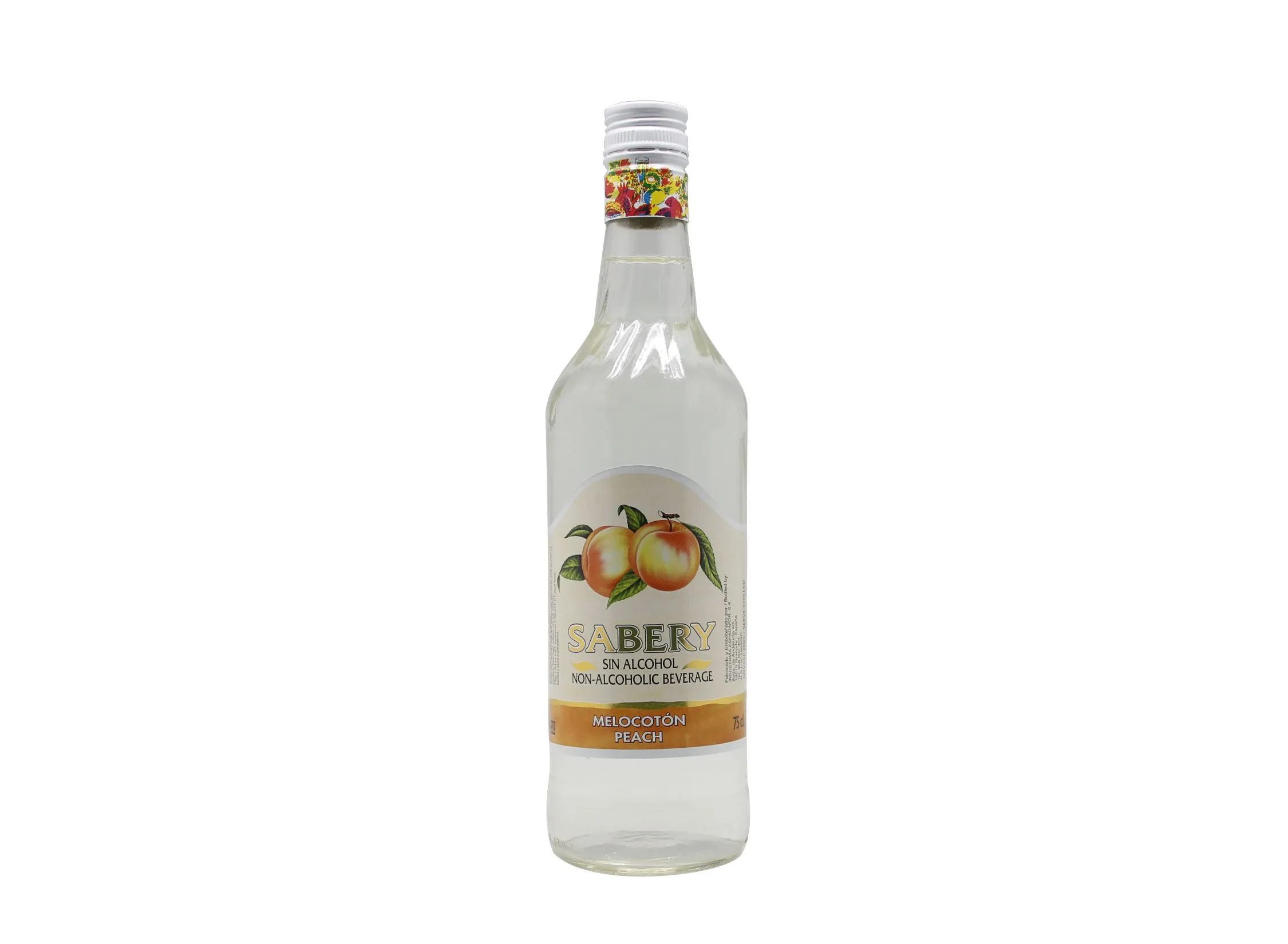 Licor Melocotón Sin Alcohol Sabery 0,7cl