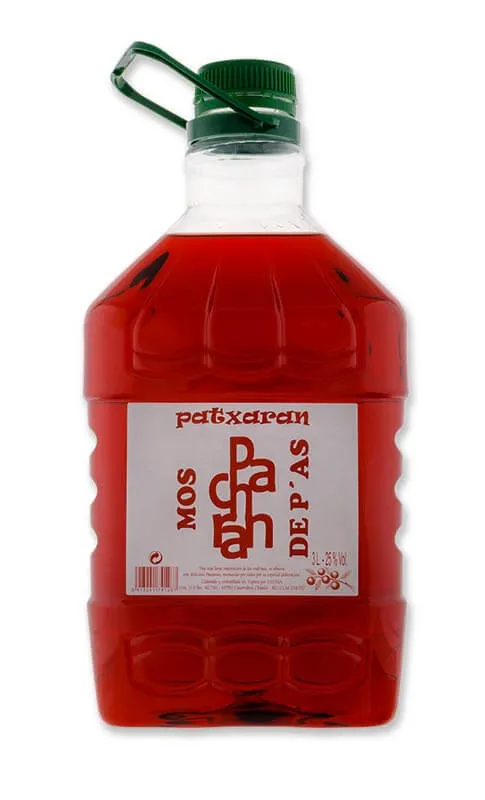 Pacharán Mos de Pas 25Âº en Garrafa 3 l