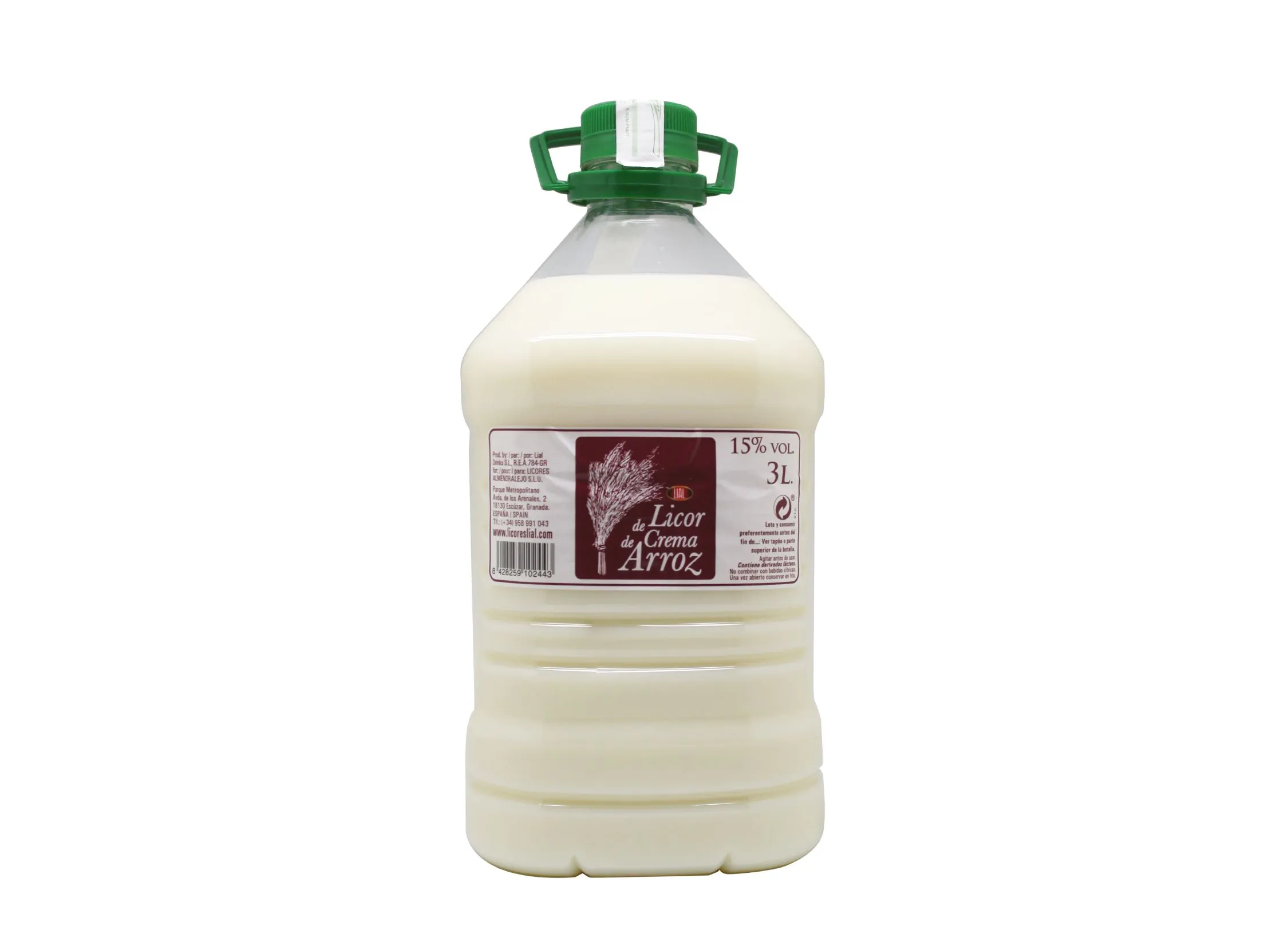 Crema de Arroz Lial 3 Litros Garrafa