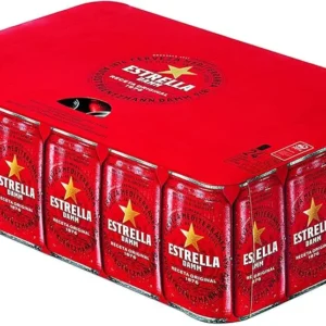 Estrella Damm 330 Lata caja de 24 Botes