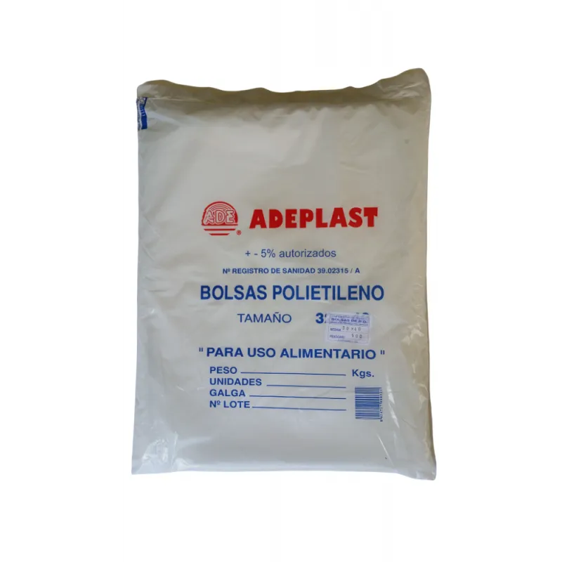 Bolsas Polietileno 15/40 Tr 900 g