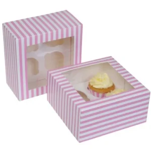 Cupcakes 4 Unidades Rosa