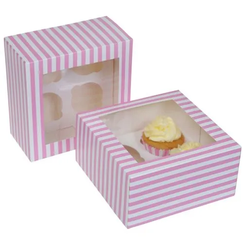 Cupcakes 4 Unidades Rosa