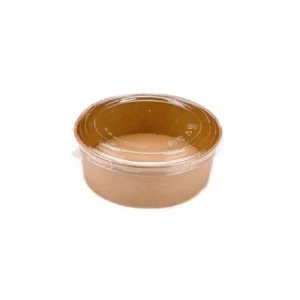 Ensaladera Kraft con Tapa 500 ml x 50 Unid.