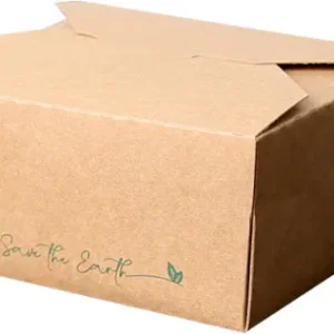 Take Away Caja Rectan Carton 1900 ML 50u