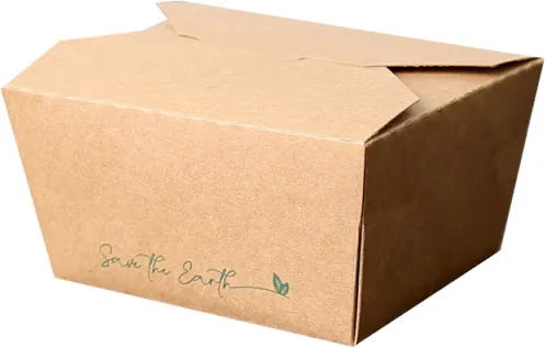 Take Away Caja Rectan Carton 1900 ML 50u