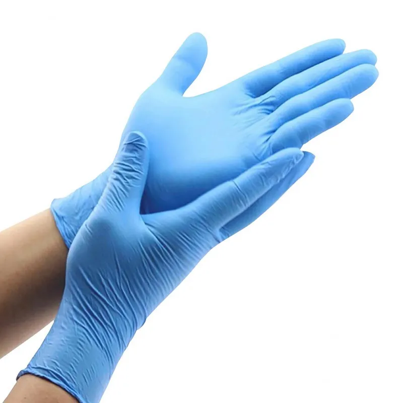 Guantes Nitrilo T/m 3.5 g, Pack de 100 (Azul)