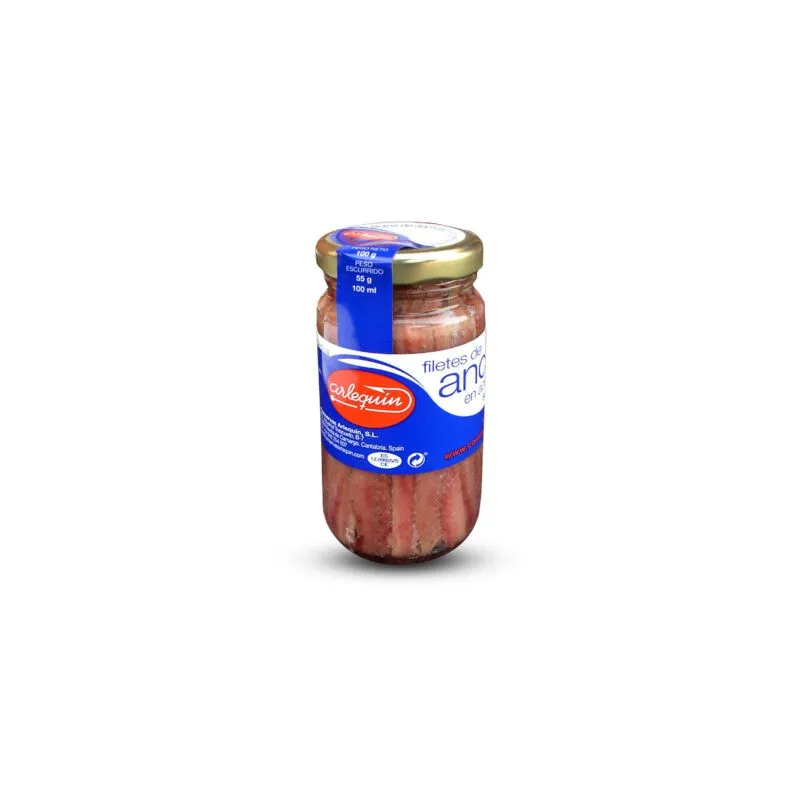 Arlequin Anchoas en Tarro 100 A Oliva Santo
