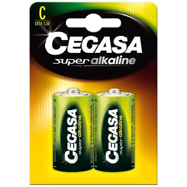 Cegasa Pila Alc. Lr14 Blister 2 Unidades
