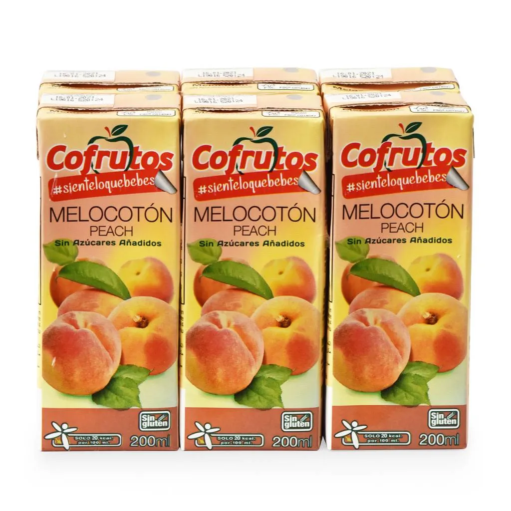 Cofrutos Zumo Melocotón Pak-3 200 ml