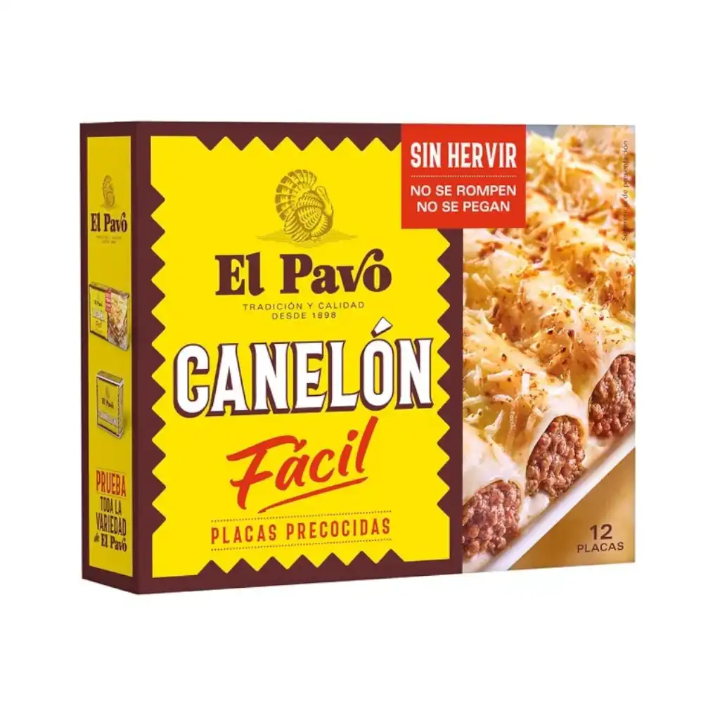 El Pavo Canelones Instantáneo 12 Ud.