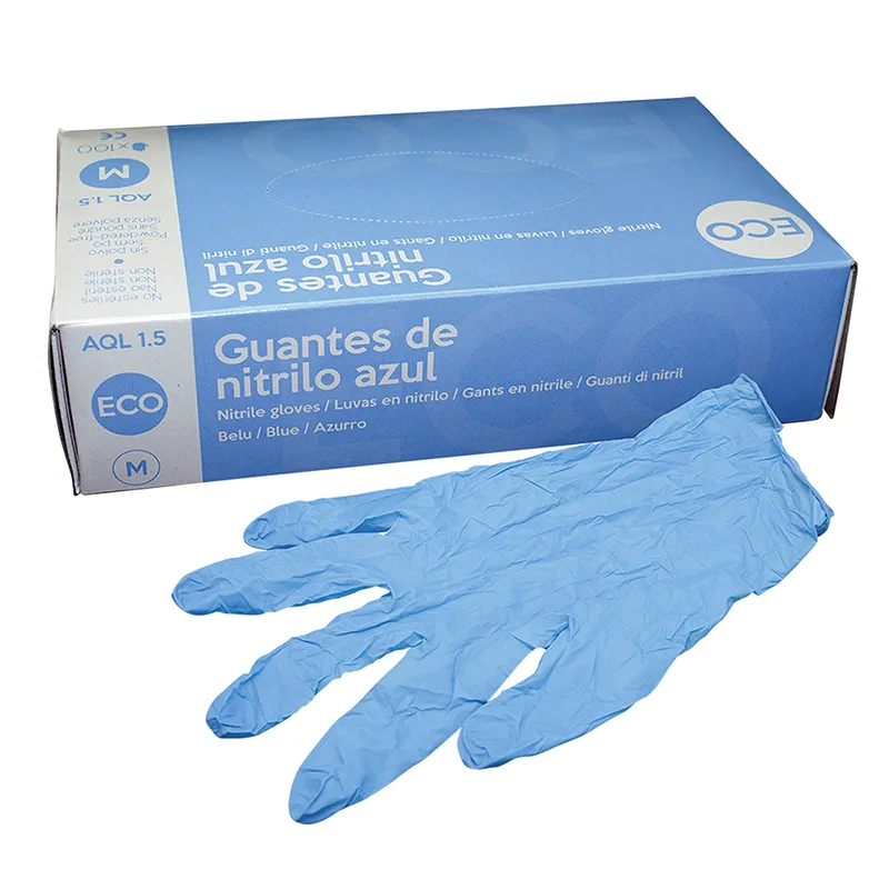 Guantes Nitrilo Azul T/l100unid.