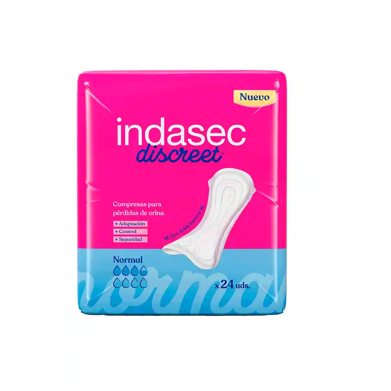 Indasec Discret Normal 24 unidades