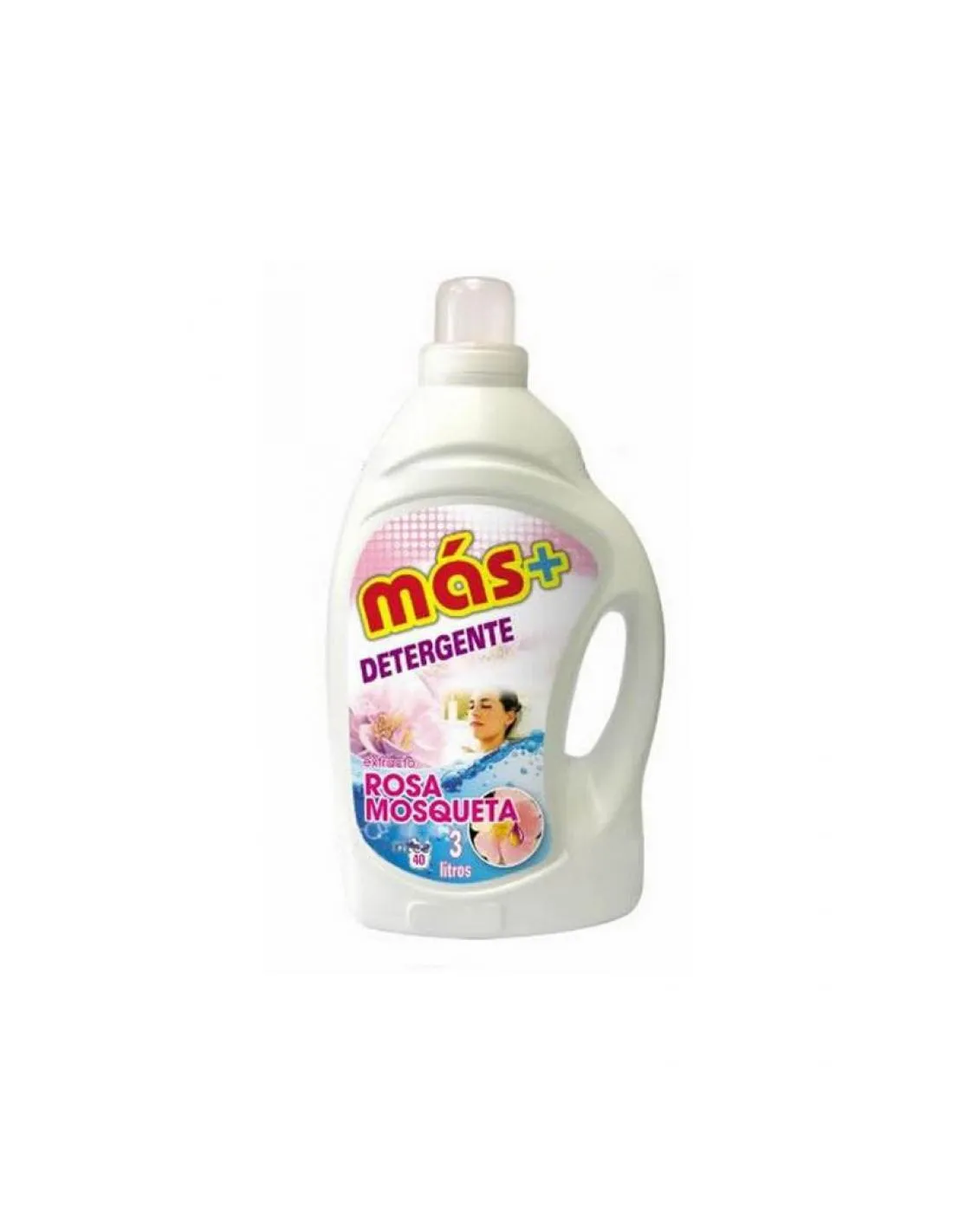 Mas+ Detergente de Rosa Mosqueta 40 Lavados