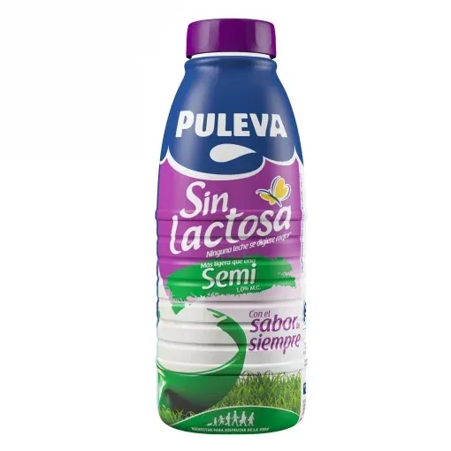 Puleva Sin Lactosa Semi 1 L (Pack de 6)