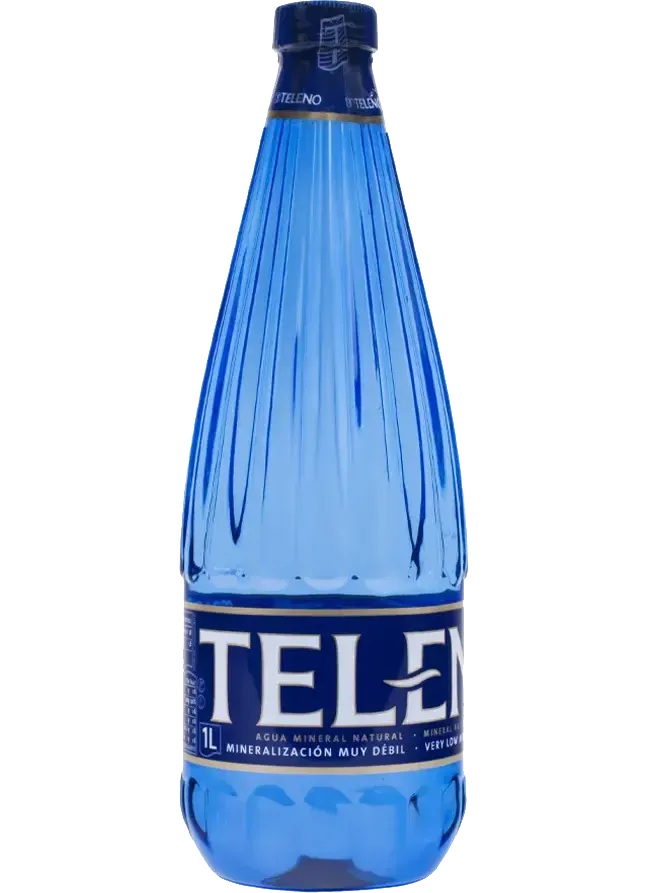 Teleno Agua Mineral Pet Azul 1 Litro (Pack de 6)
