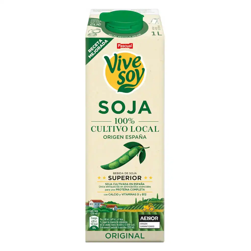 Vivesoy Soja Bebida Soja en pack 6 1 l